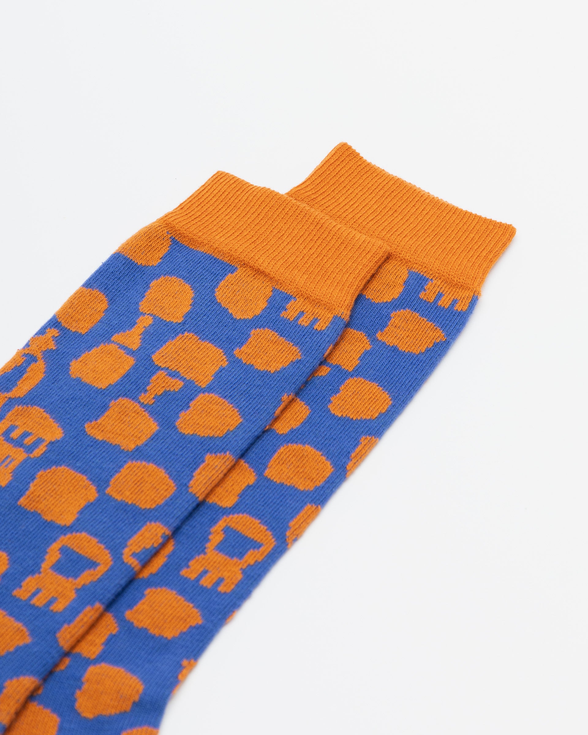 Meias Henrik Vibskov CHESSSOCKSHOM Azul - 112-CHESS-02