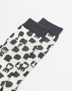 Meias Henrik Vibskov CHESSSOCKSHOM Preto/Branco - 112-CHESS-25