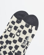 Meias Henrik Vibskov CHESSSOCKSHOM Preto/Branco - 112-CHESS-25