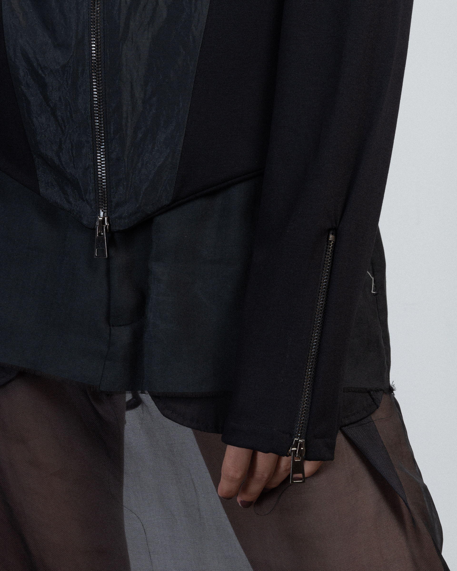 Casaco com capuz La Haine A24364MLH Preto - 115-A24364-01