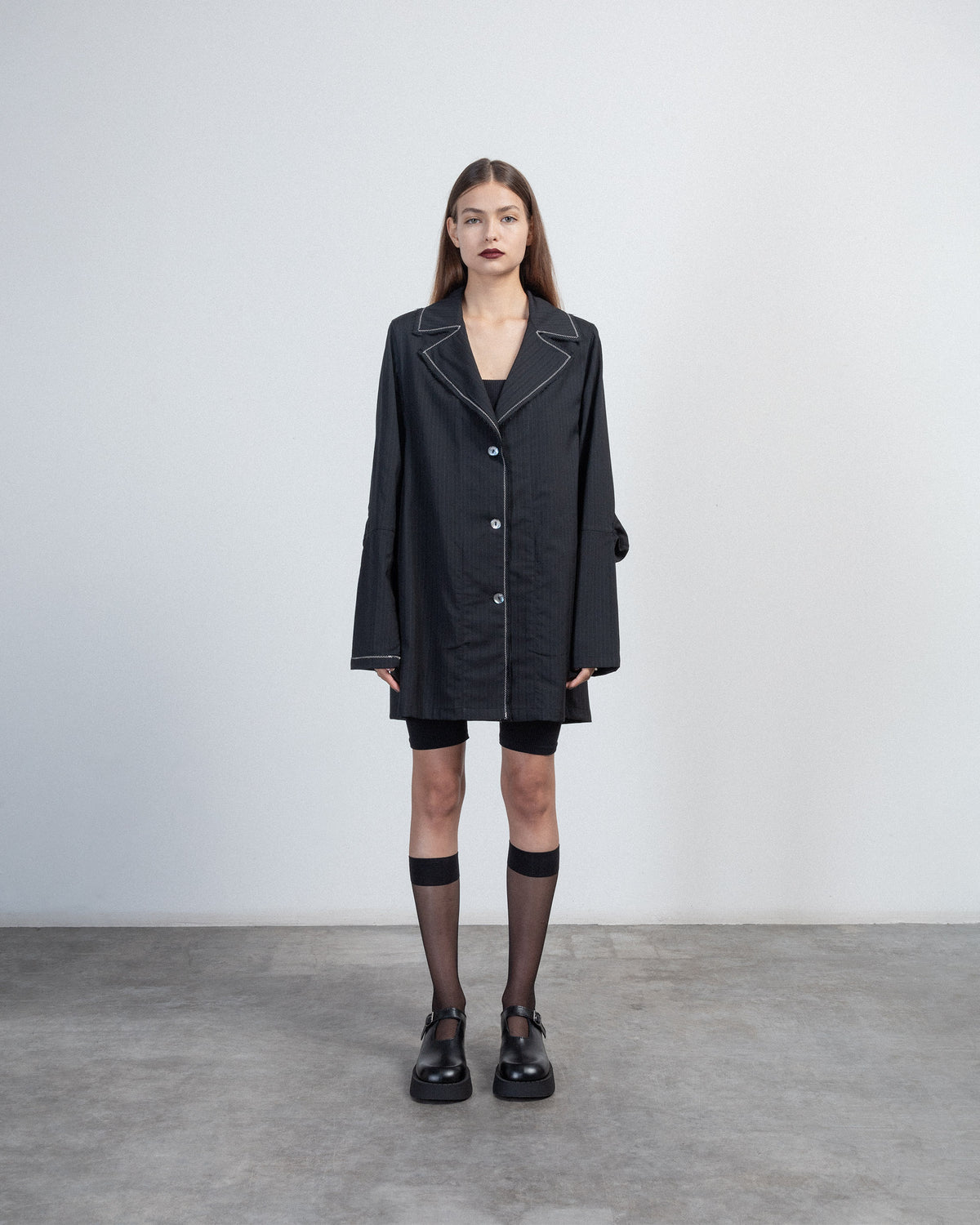 Vusciche 124CIC Black shirt jacket