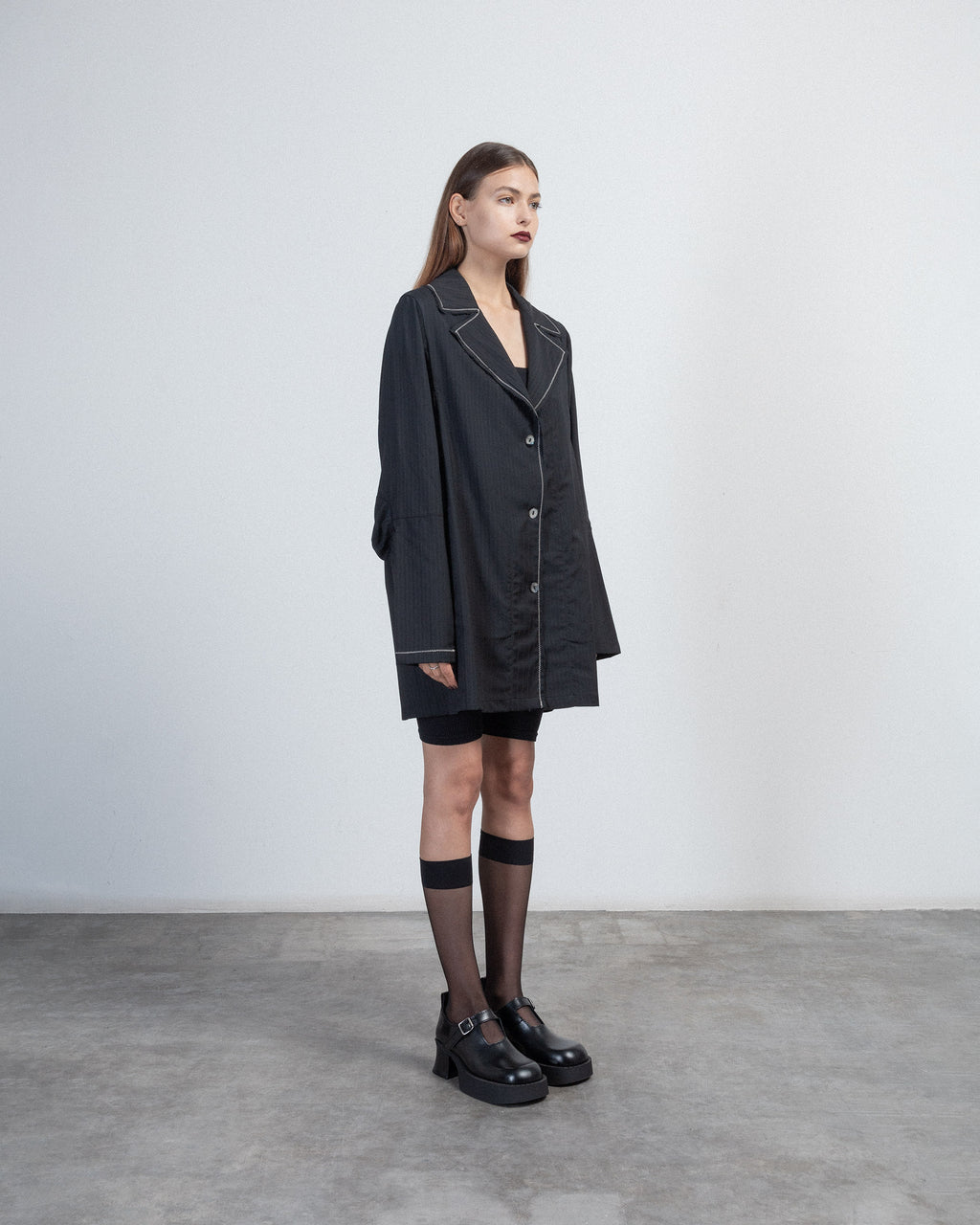 Vusciche 124CIC Black shirt jacket