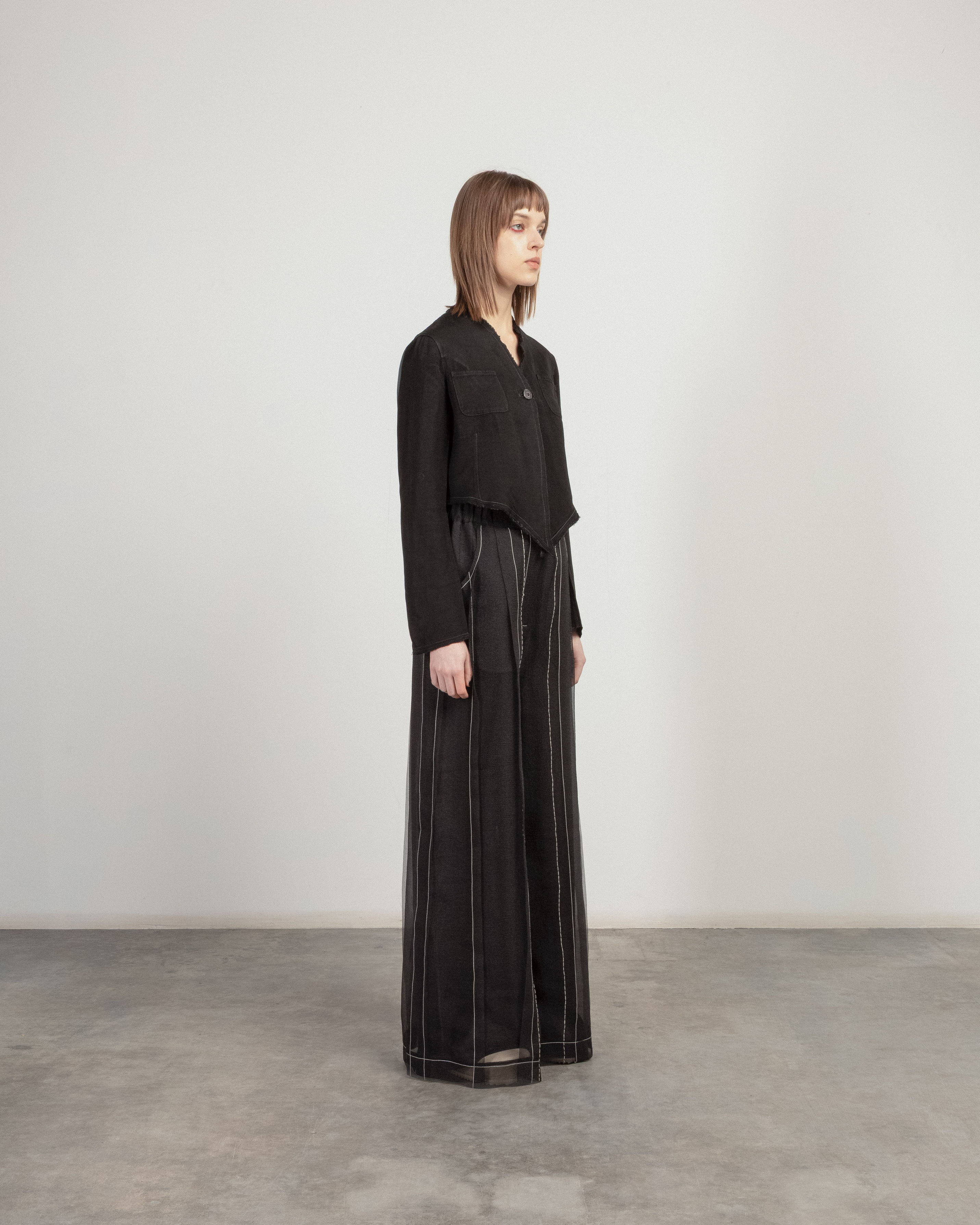 Vusciche 125MU Black Cropped Jacket
