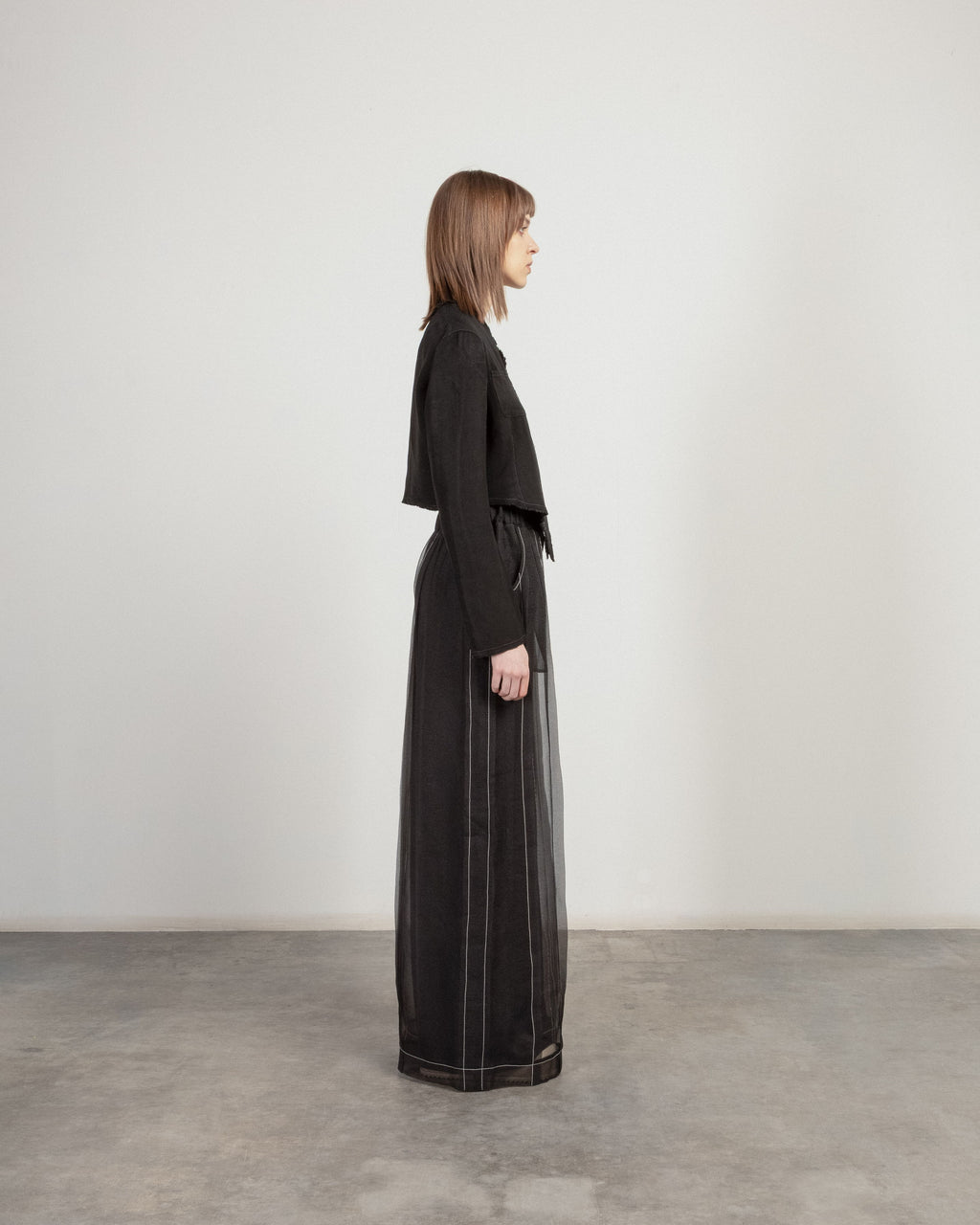 Vusciche 125MU Black Cropped Jacket