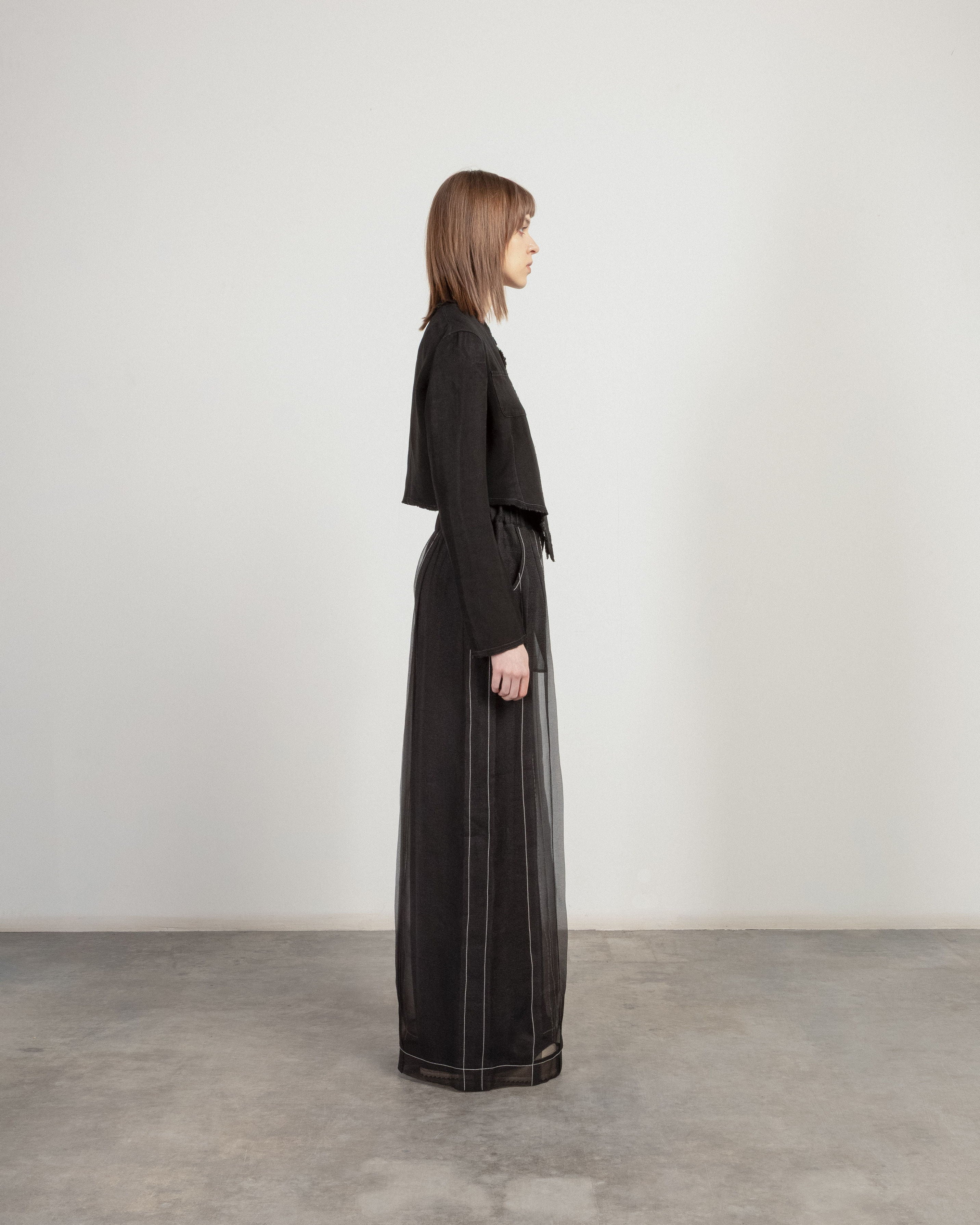 Vusciche 125MU Black Cropped Jacket