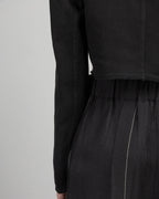 Vusciche 125MU Black Cropped Jacket