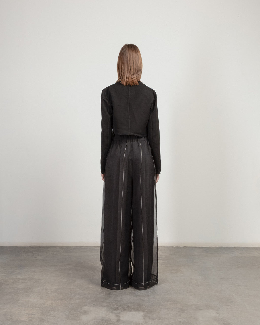 Vusciche 125MU Black Cropped Jacket