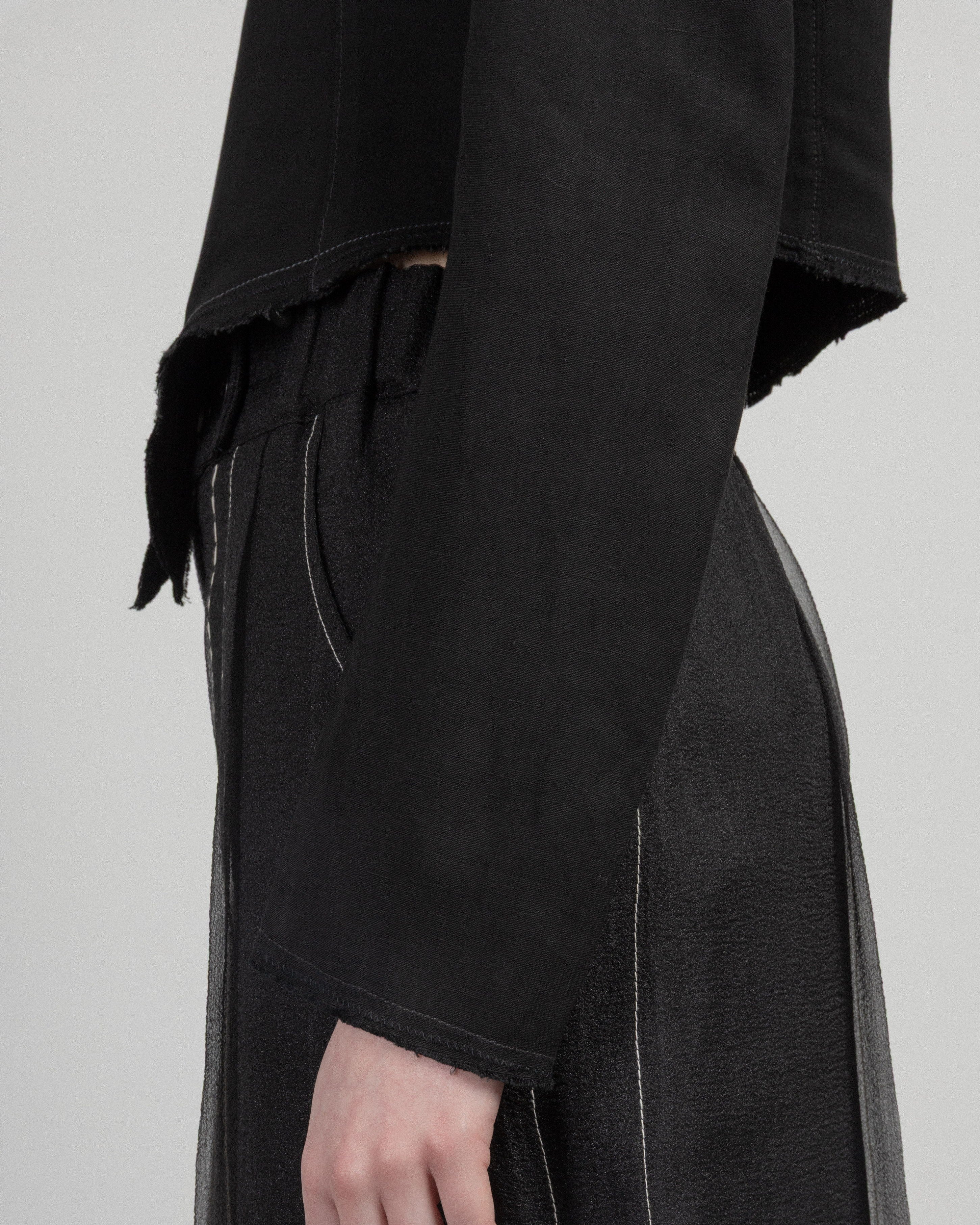 Vusciche 125MU Black Cropped Jacket