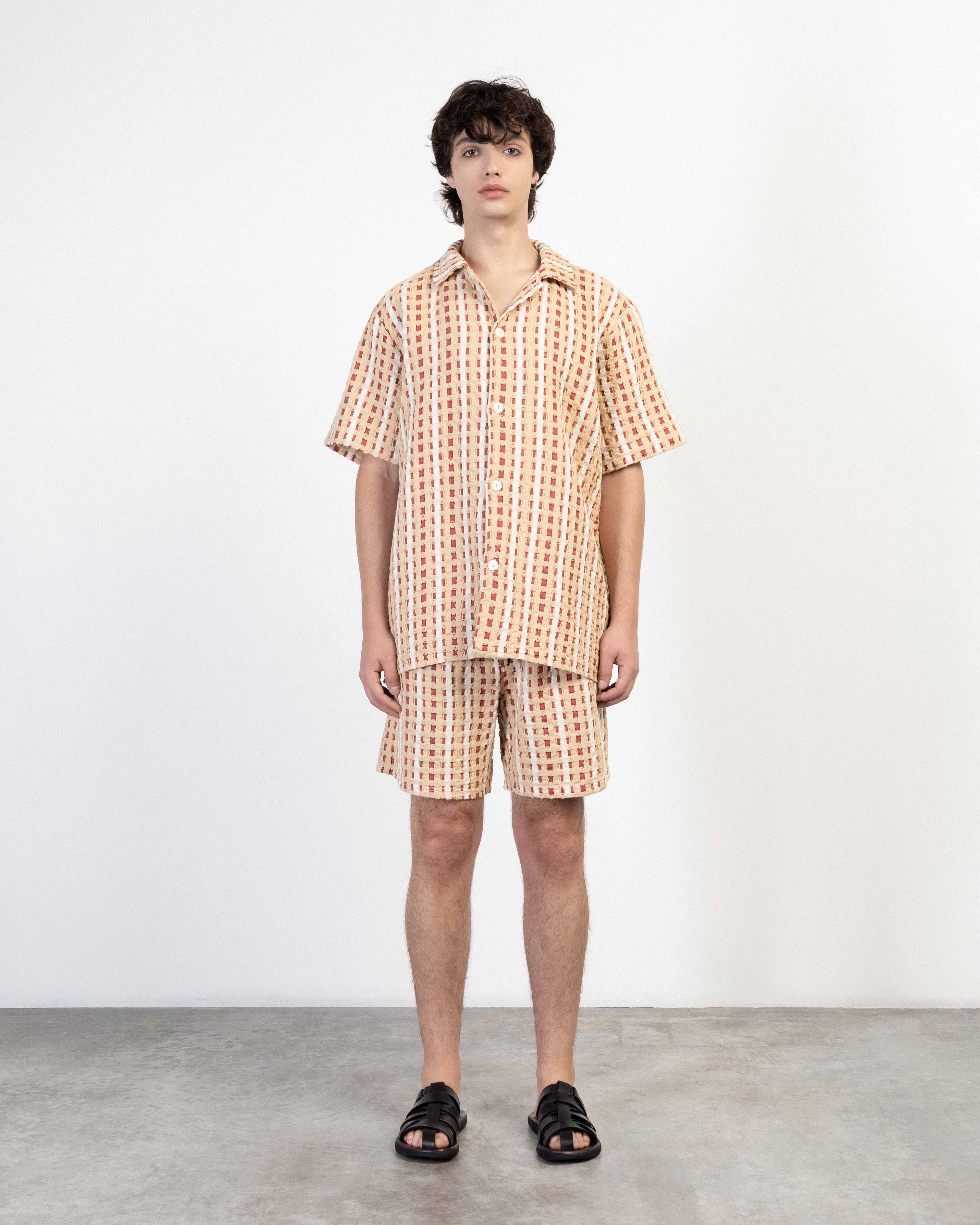 Camisa OAS 101001-100564 Bege - 12-101001G-05