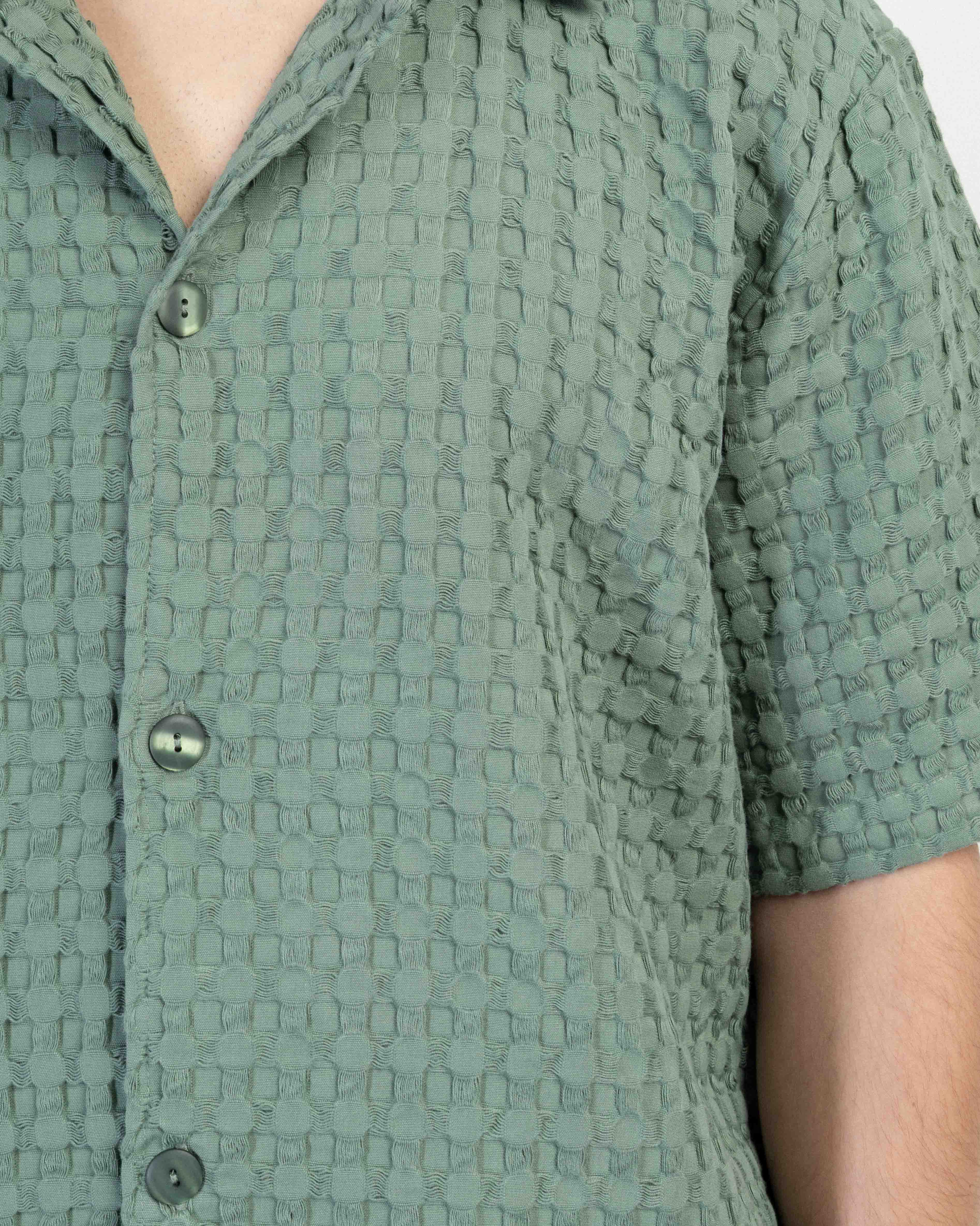 Camisa OAS 101001J Verde - 12-101001J-10