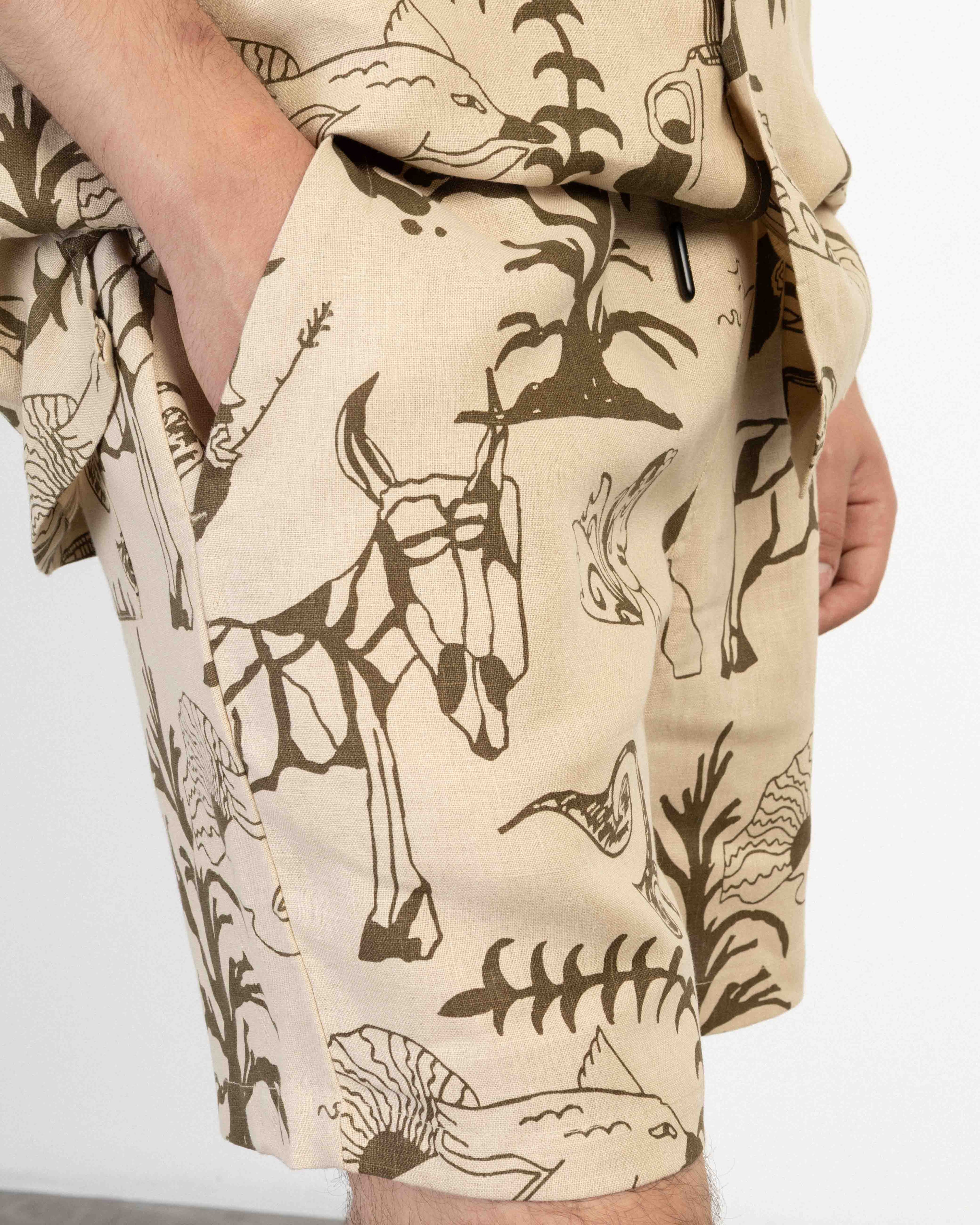 OAS PoplanPorto Beige Shorts
