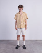 Camisa manga curta OAS SculptBoxTerryCuba Amarelo - 12-7003-94-09