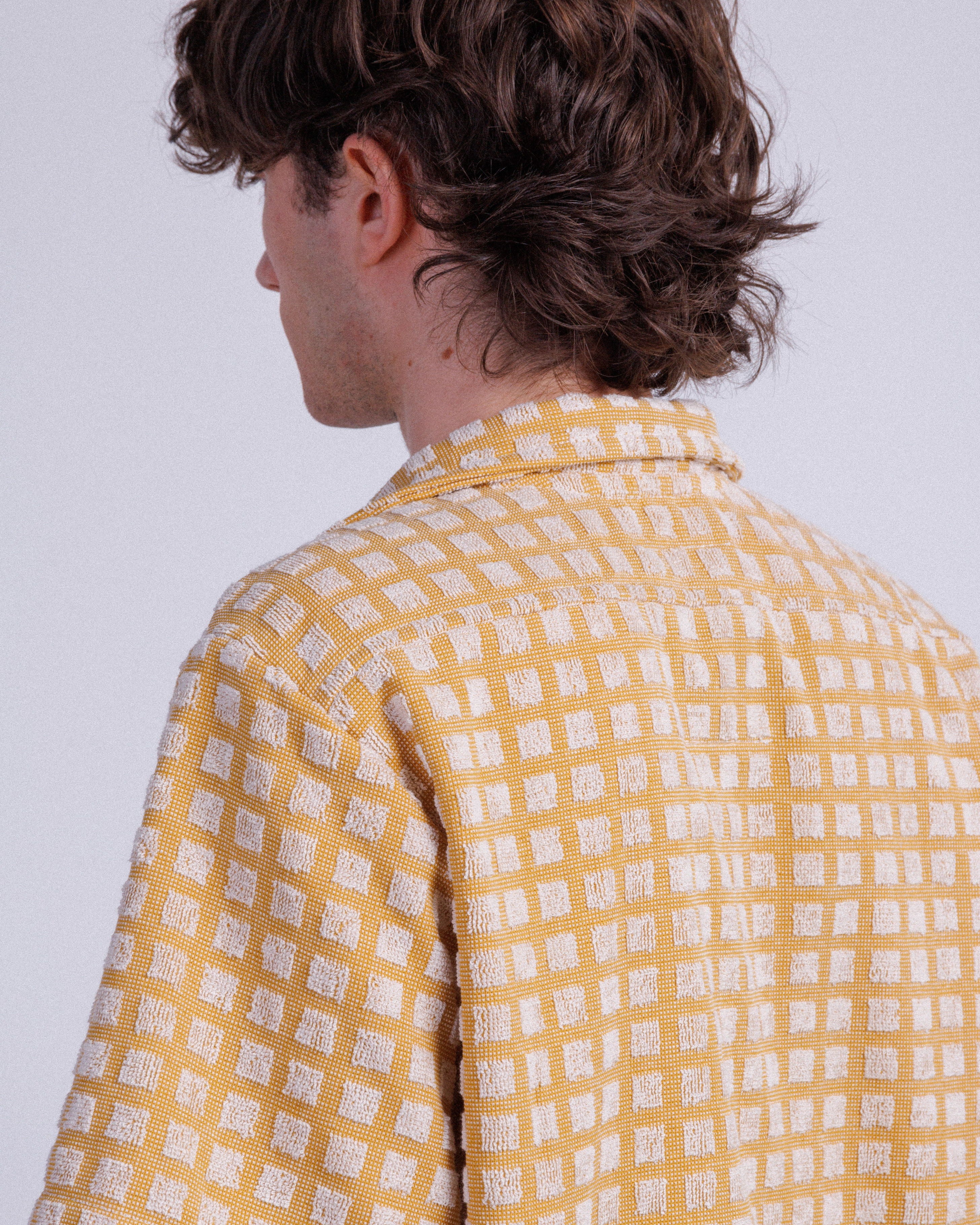 Camisa manga curta OAS SculptBoxTerryCuba Amarelo - 12-7003-94-09