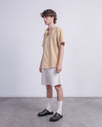 Camisa manga curta OAS SculptBoxTerryCuba Amarelo - 12-7003-94-09