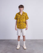 Camisa manga curta OAS GalbanumTerryCuba Amarelo - 12-7003-96-09