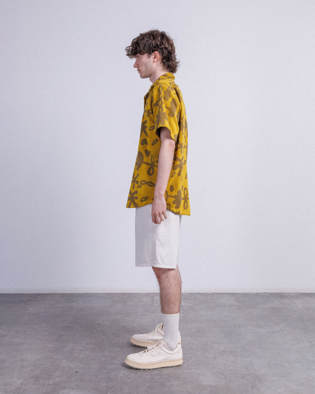 Camisa manga curta OAS GalbanumTerryCuba Amarelo - 12-7003-96-09