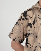Camisa manga curta OAS 7003-105 Bege - 12-7003105-05