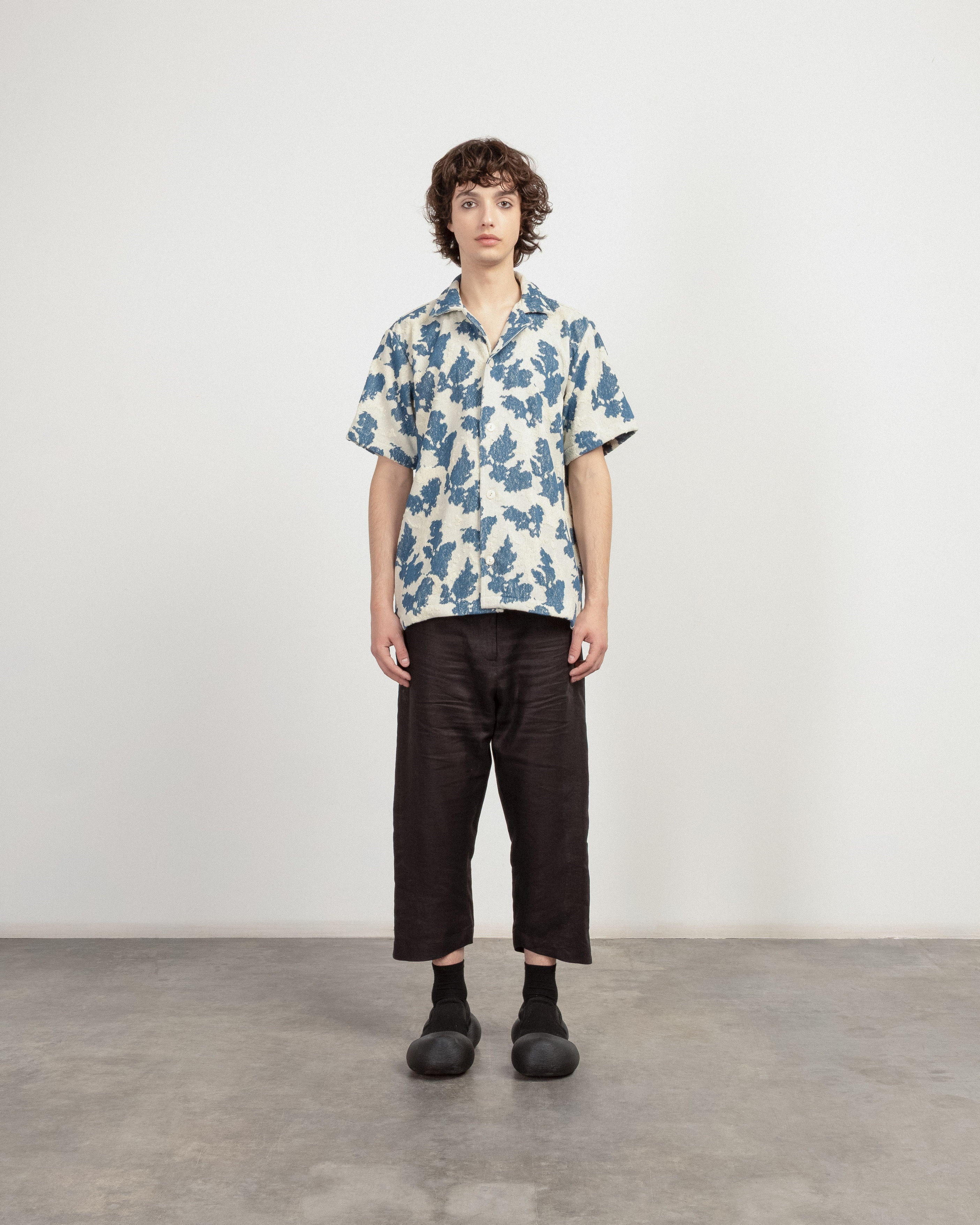 Camisa manga curta OAS 7003-106 Azul - 12-7003106-02