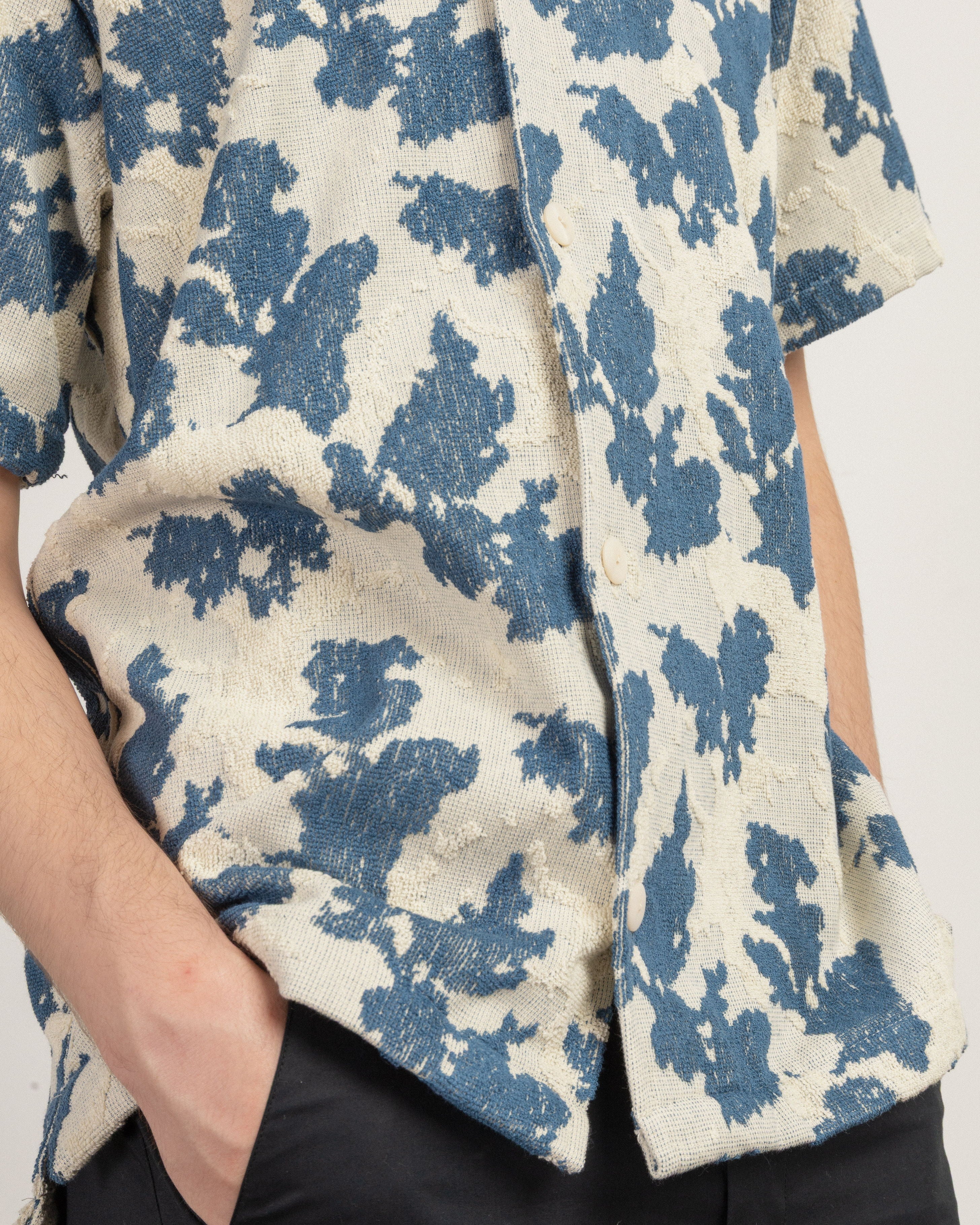 Camisa manga curta OAS 7003-106 Azul - 12-7003106-02