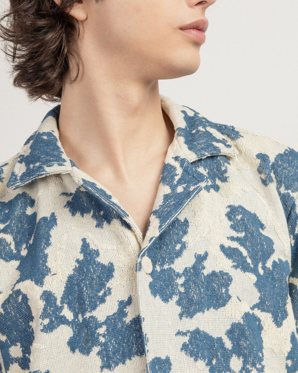 Camisa manga curta OAS 7003-106 Azul - 12-7003106-02