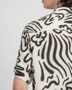 Camisa manga curta OAS 7005-55 Branco/Preto - 12-7005-55-26