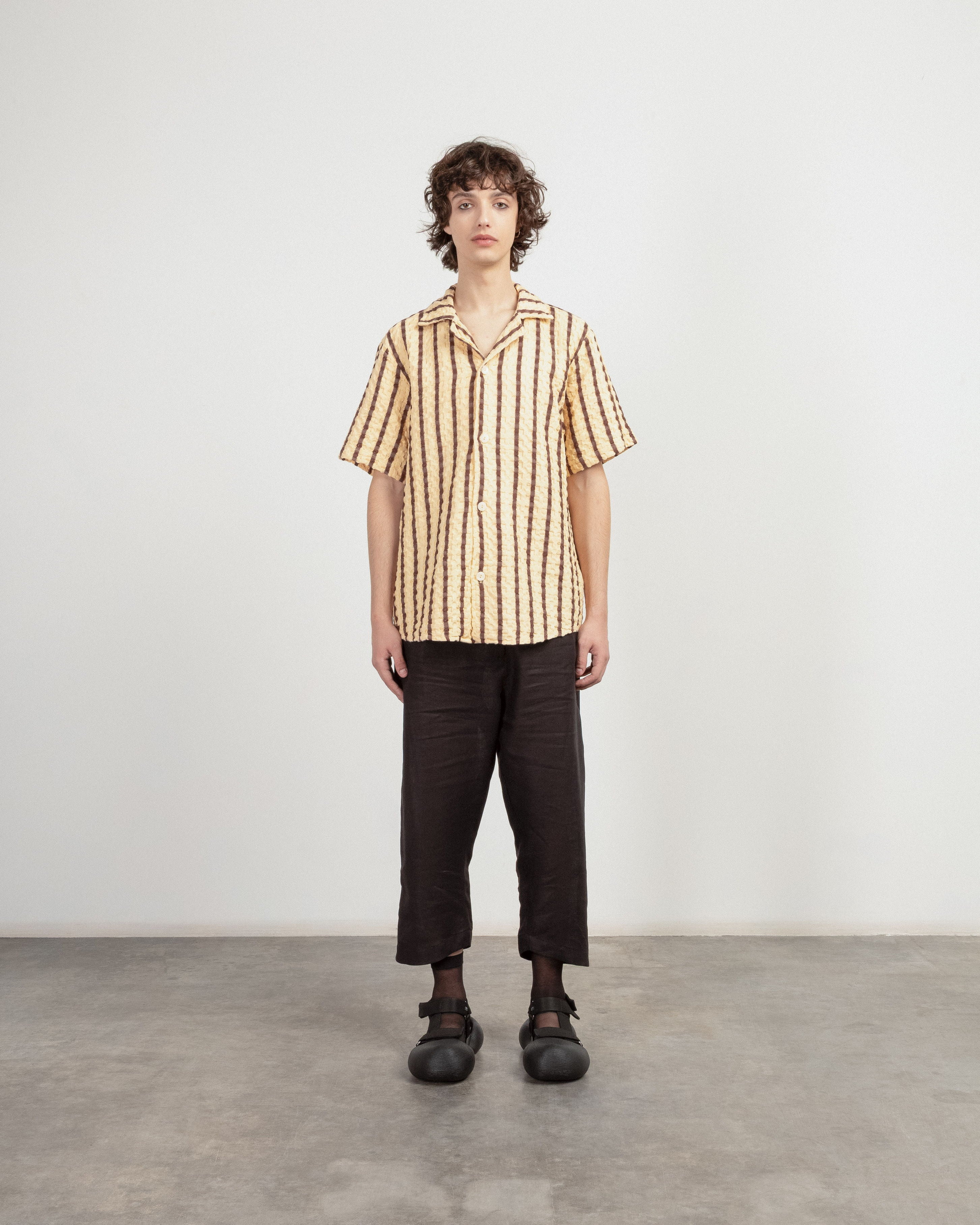 Camisa manga curta OAS 7006-06 Bege