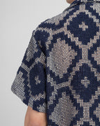 OAS 7013-03 Blue Short-Sleeve Shirt