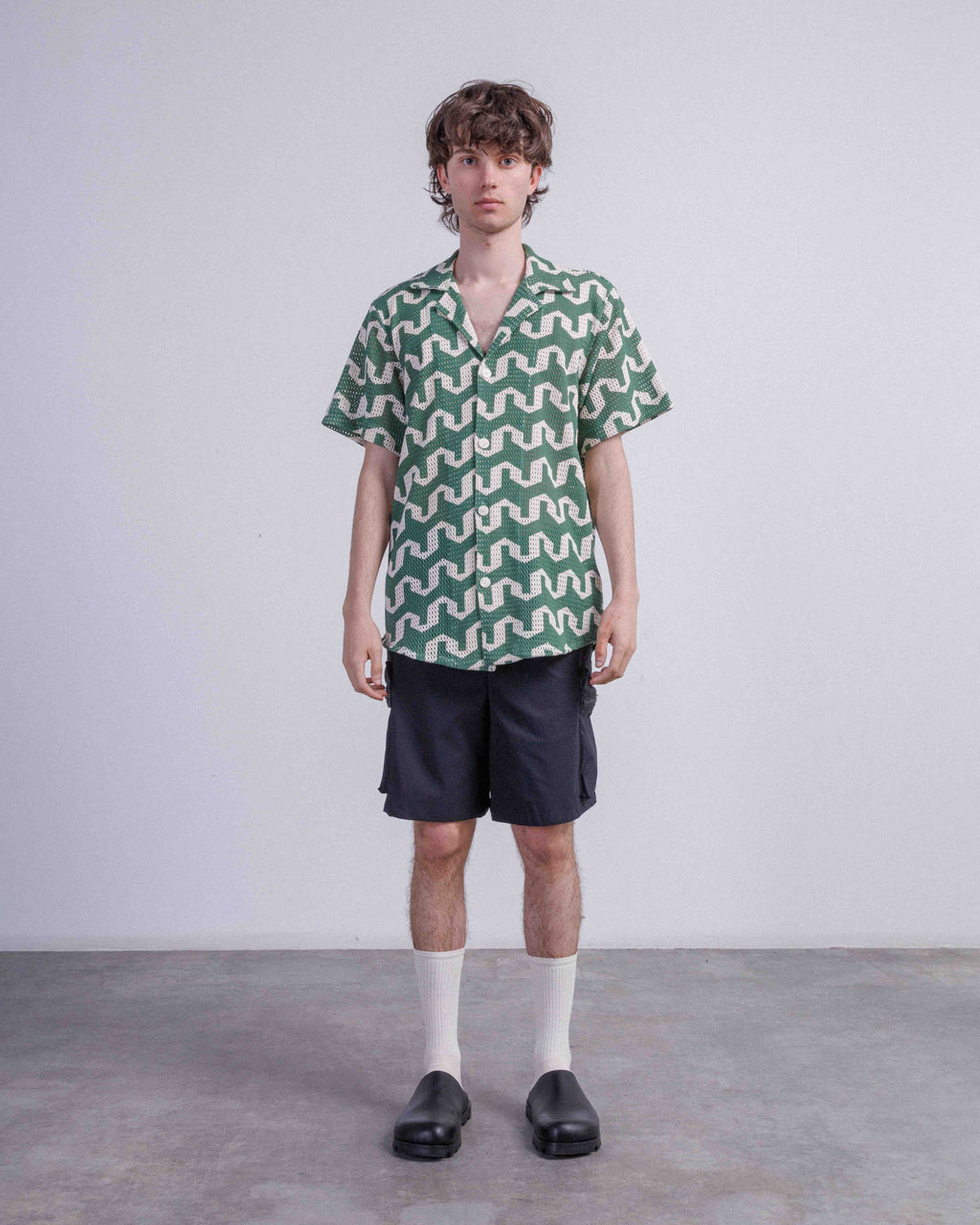 OAS AtlasCuba Green Short-Sleeved Shirt