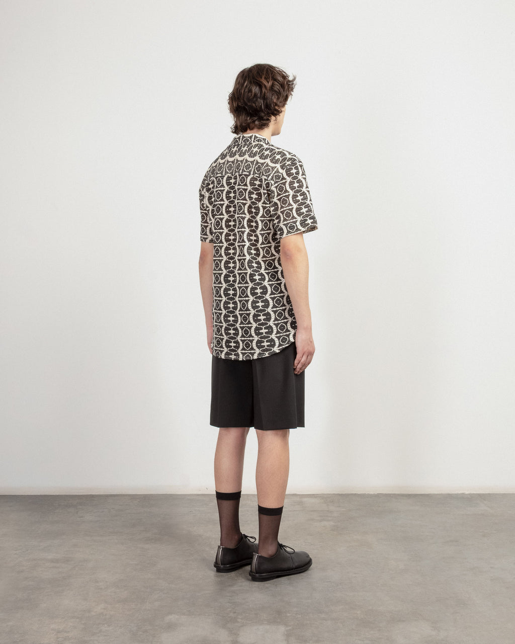 OAS HypnotiseCuba Black Short-Sleeve Shirt
