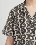 OAS HypnotiseCuba Black Short-Sleeve Shirt