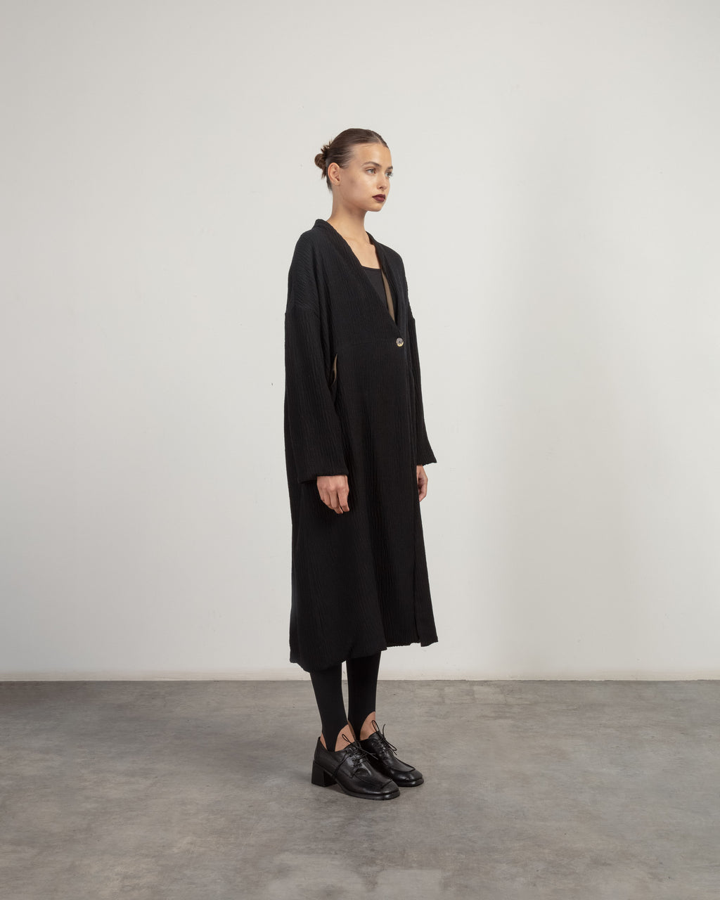 Neirami OC18RE Black Long Coat