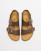 Sandálias Birkenstock MilanoBS Castanho Escuro - 16-34701-15