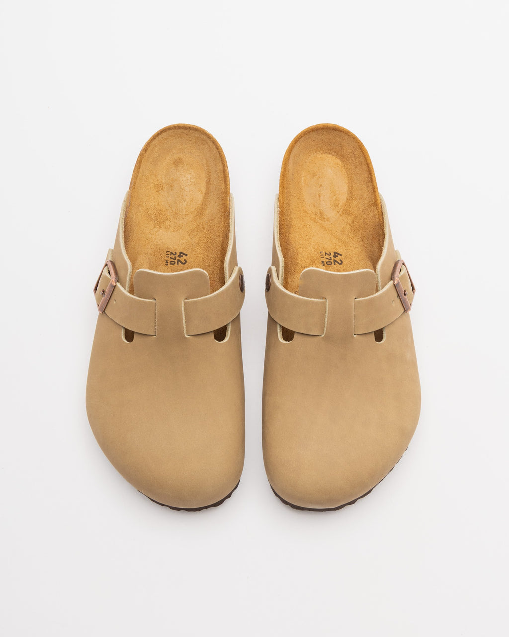 Chinelos Birkenstock BostonBS Taupe - 16-960811-38
