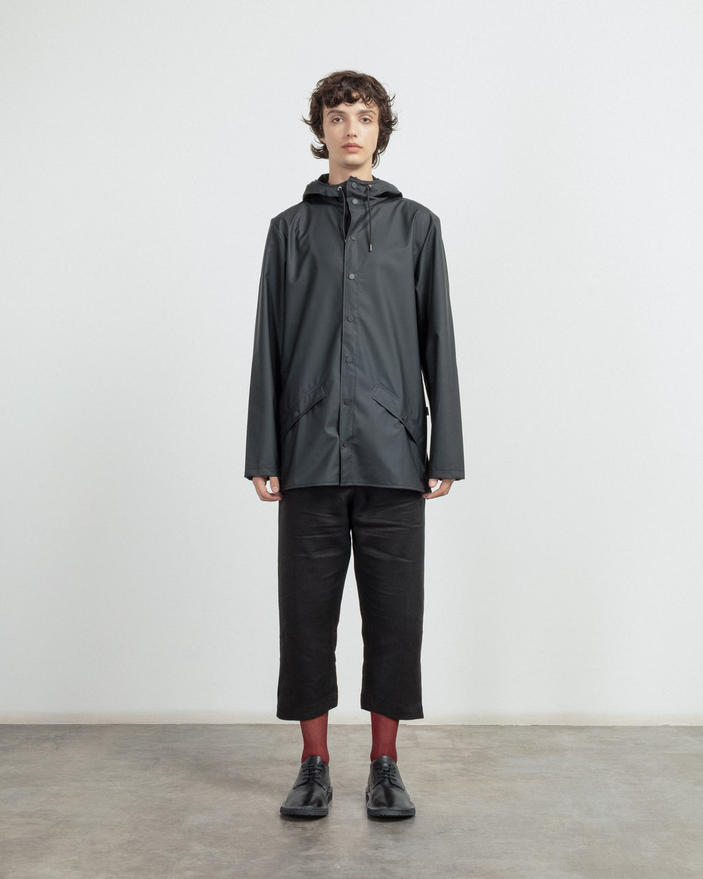 Rains 12010 Black Waterproof Parka
