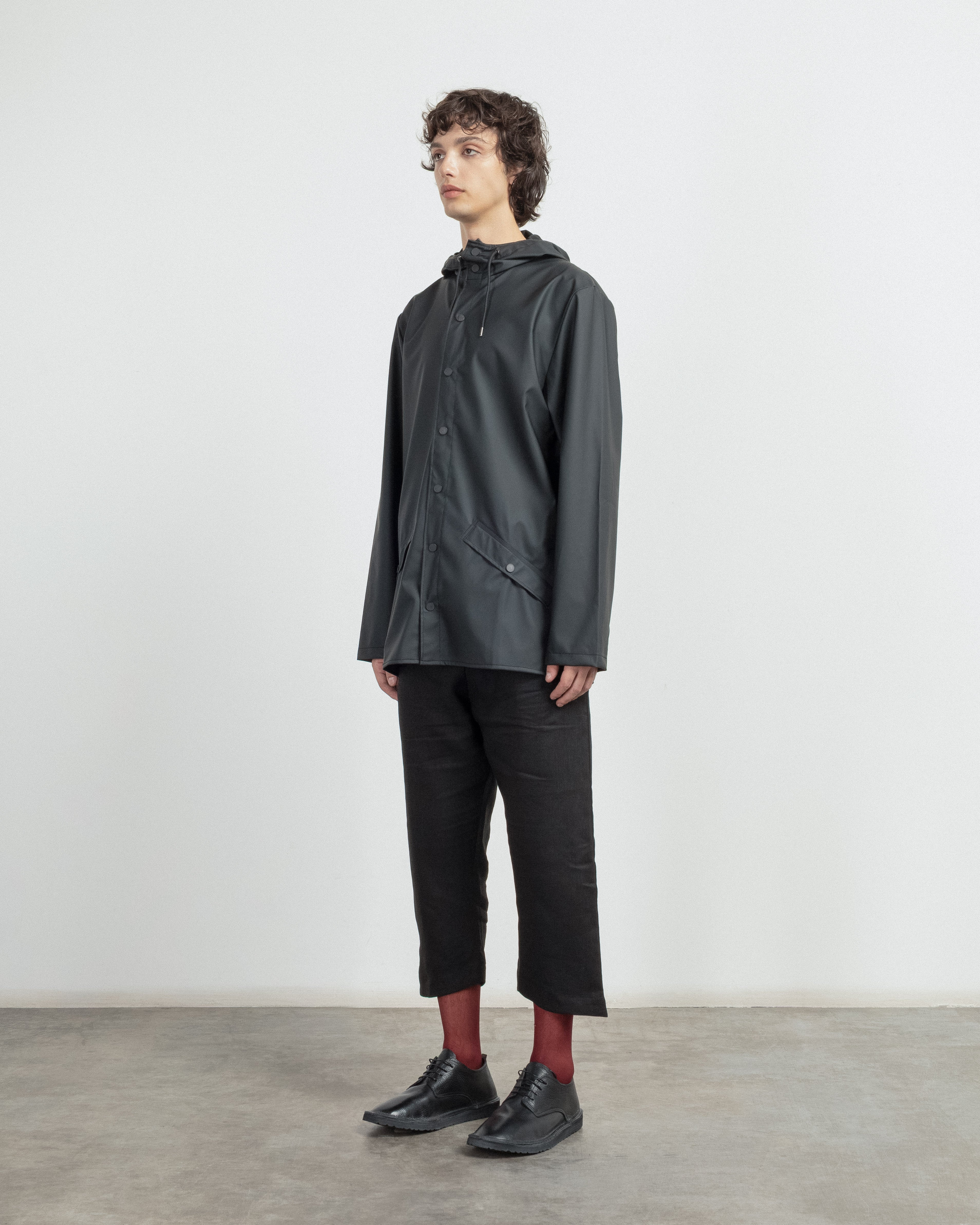 Rains 12010 Black Waterproof Parka