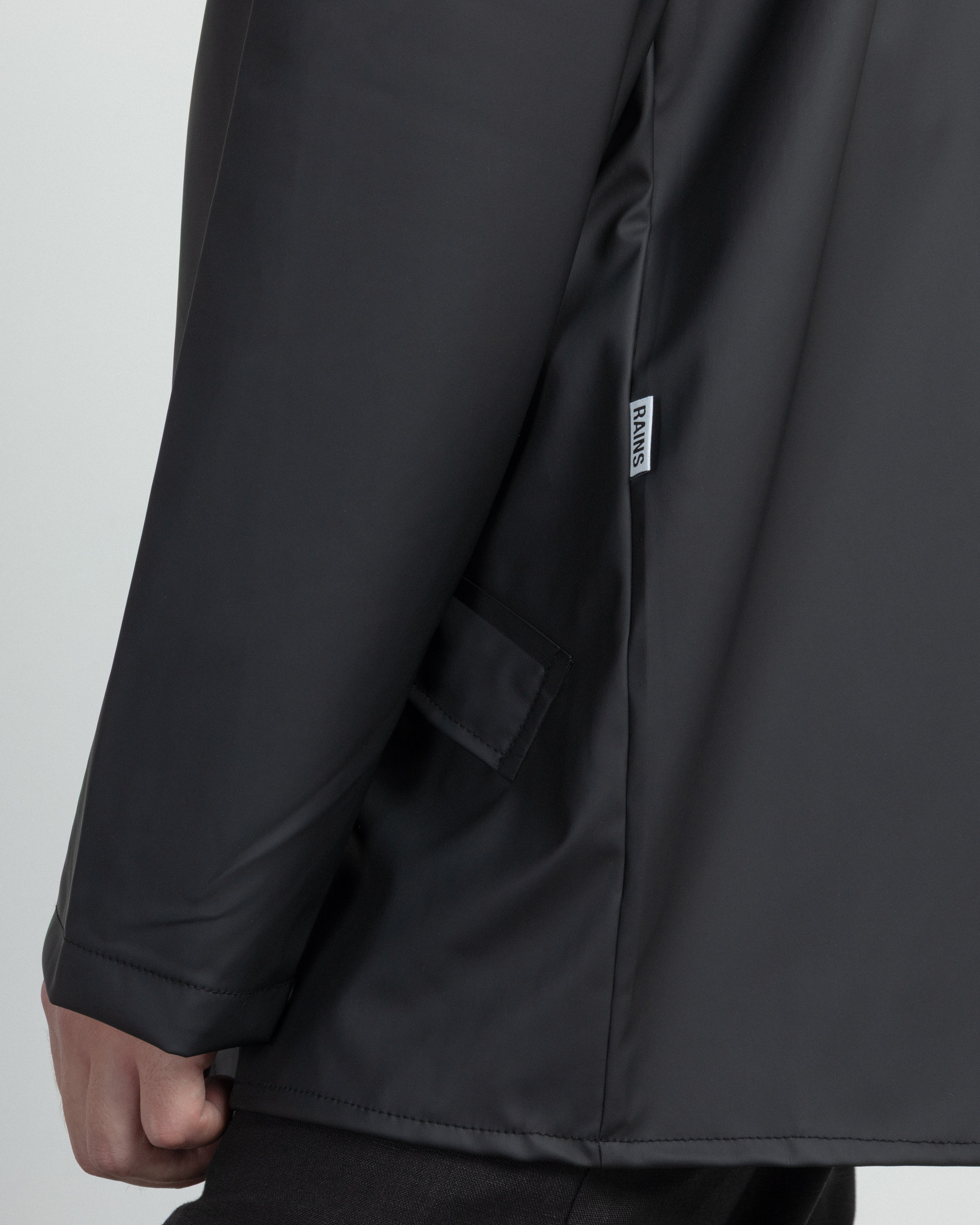 Rains 12010 Black Waterproof Parka