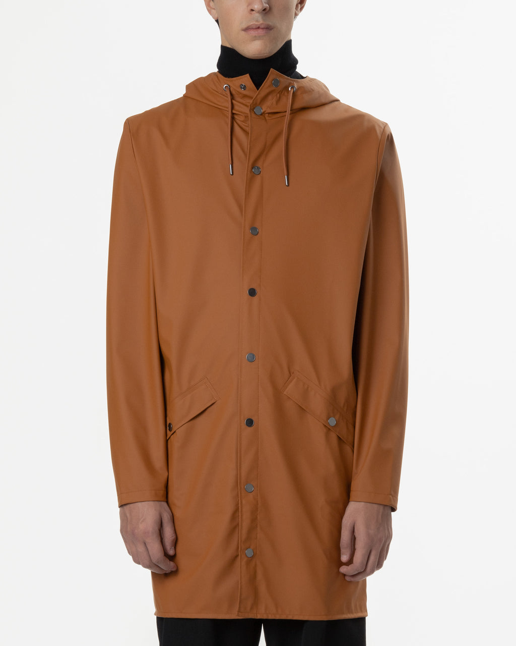 Parka impermeável comprida Rains 12020 Laranja - 191-12020-11