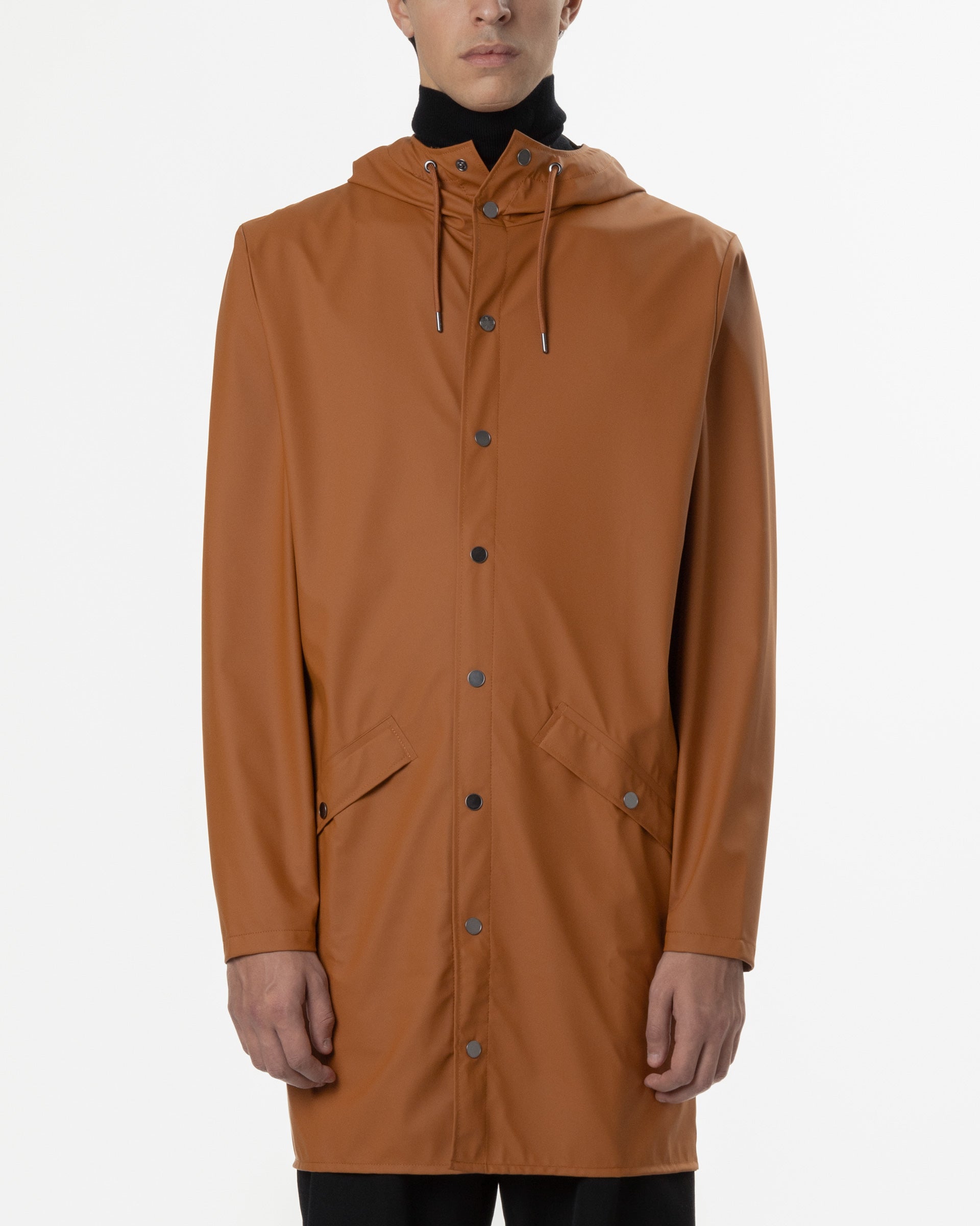 Parka impermeável comprida Rains 12020 Laranja - 191-12020-11
