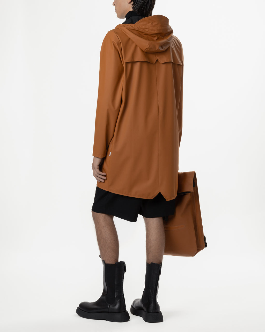 Parka impermeável comprida Rains 12020 Laranja - 191-12020-11