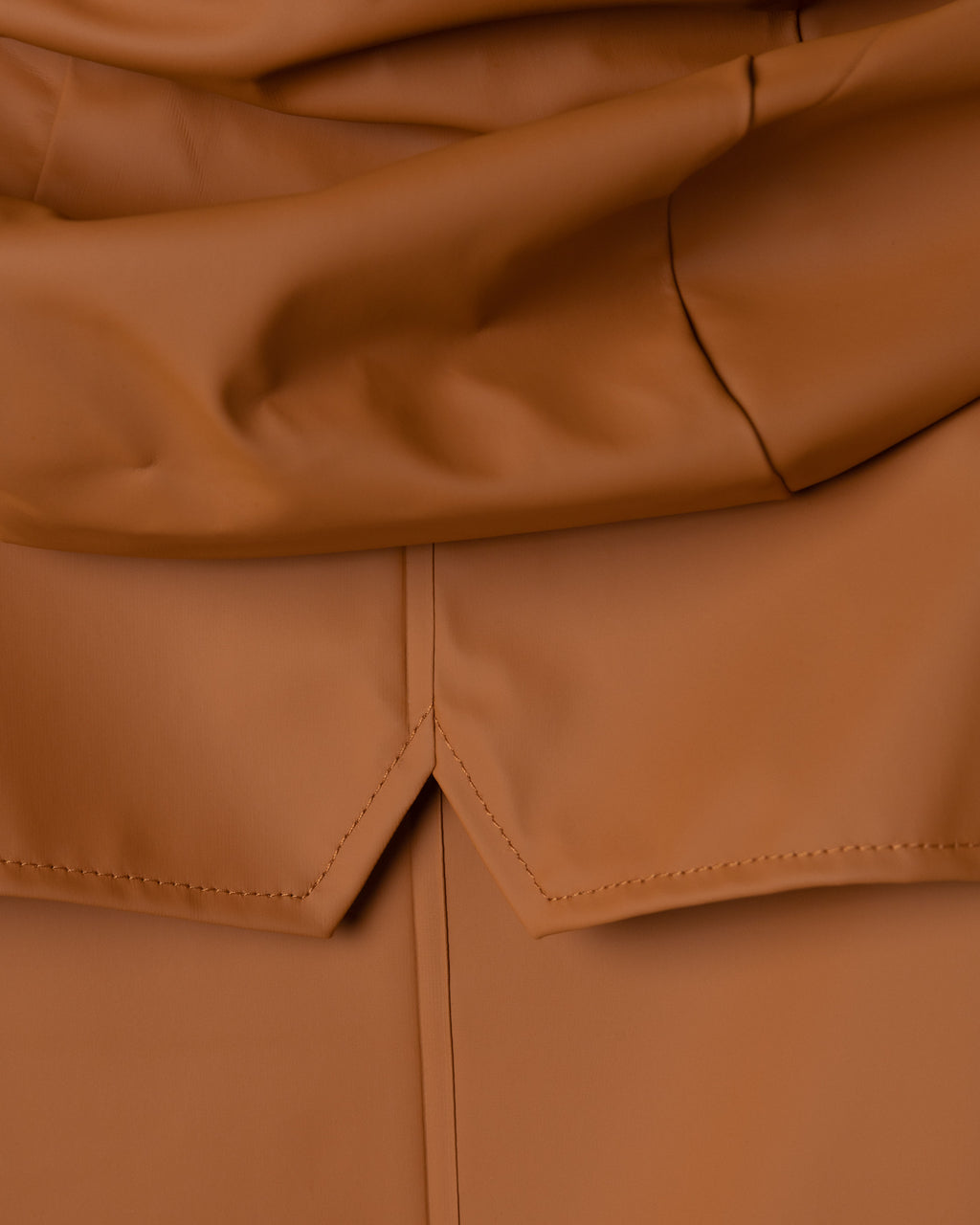 Parka impermeável comprida Rains 12020 Laranja - 191-12020-11