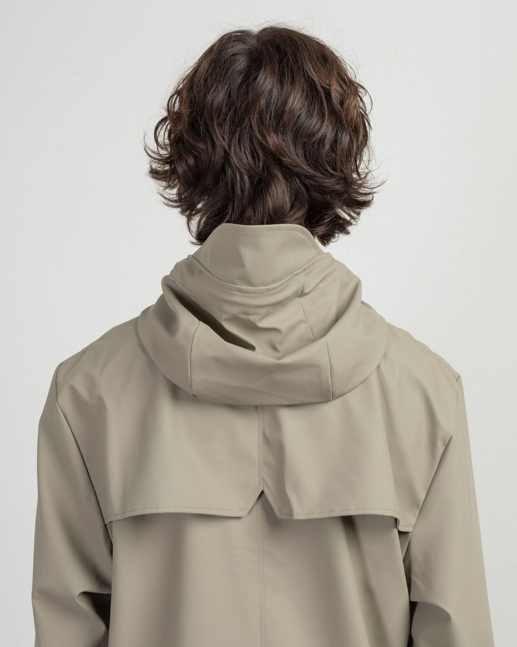 Parka impermeável comprida Rains 12020 Verde Kaki - 191-12020-23