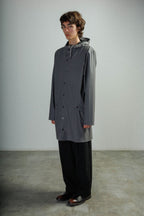 Parka impermeável comprida Rains 12020 Cinza - 191-12020-48