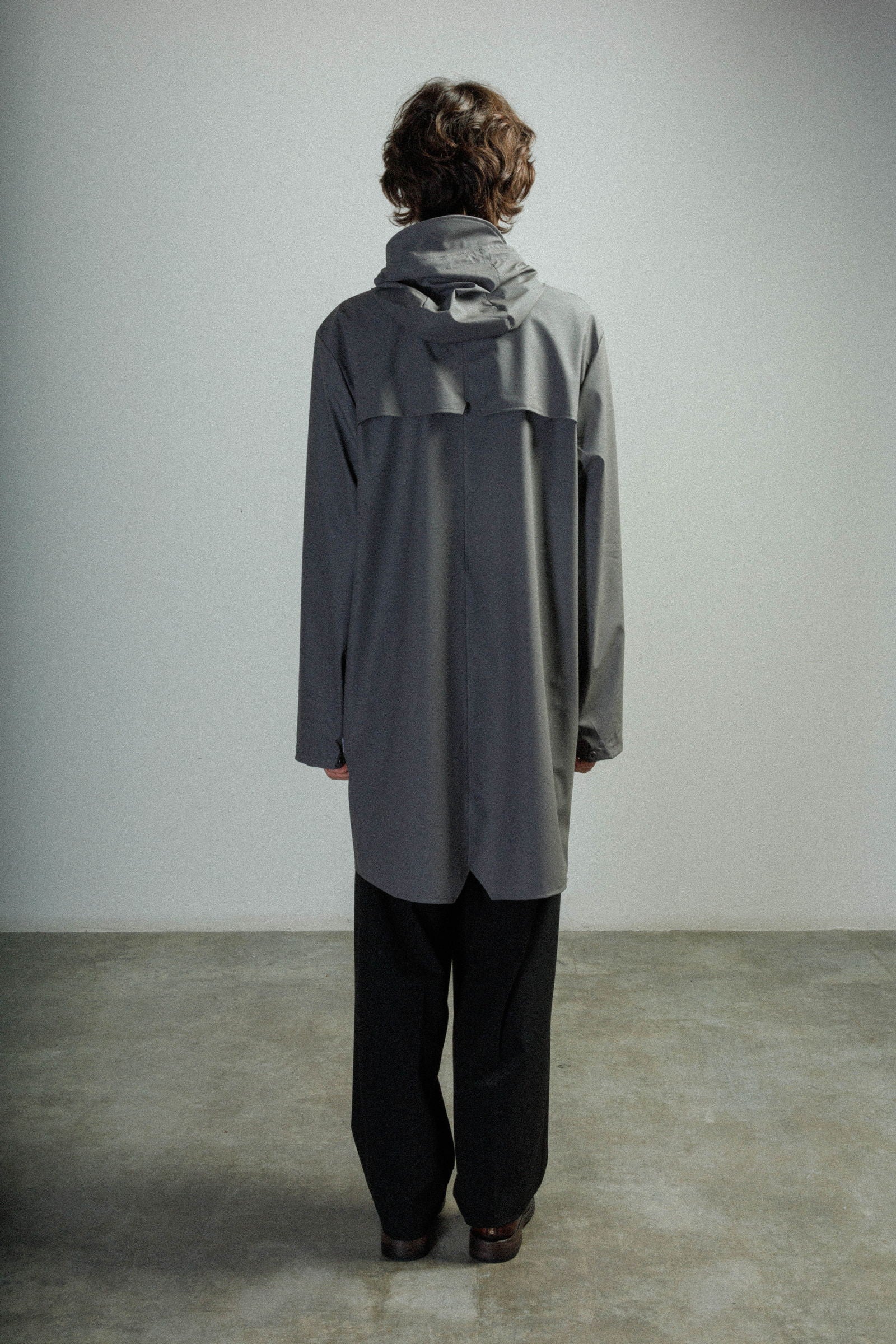 Parka impermeável comprida Rains 12020 Cinza - 191-12020-48