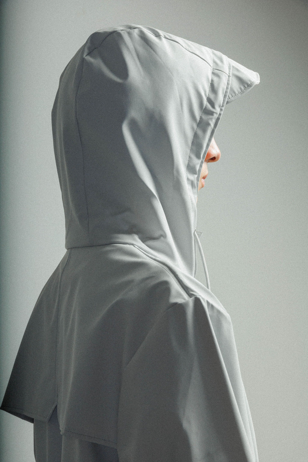 Long waterproof parka Rains 12020 Gray