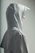 Long waterproof parka Rains 12020 Gray