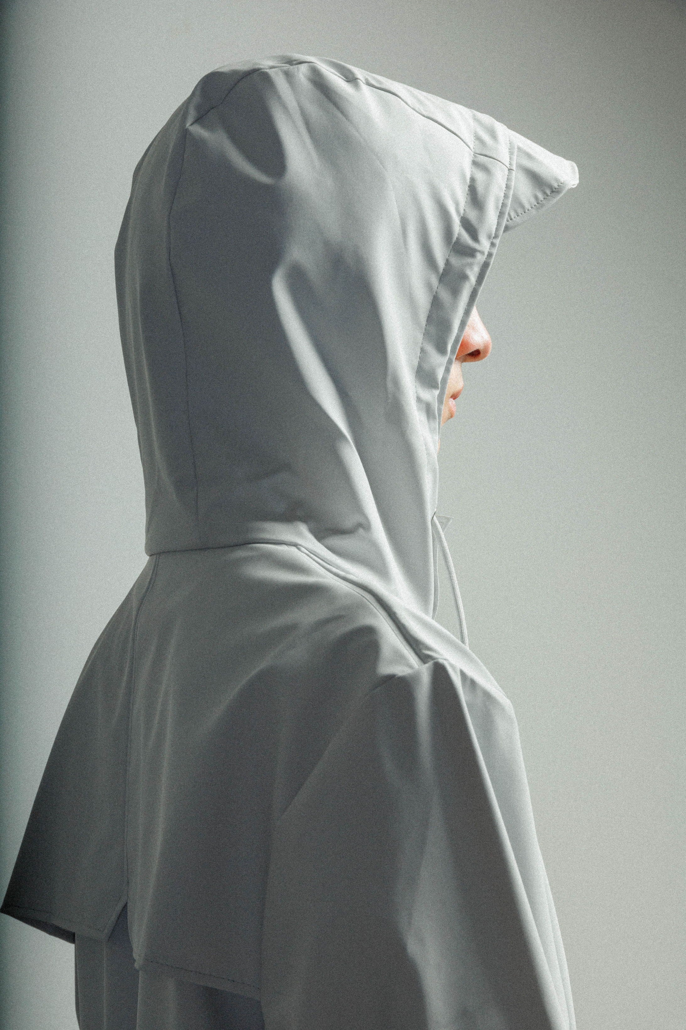 Long waterproof parka Rains 12020 Gray