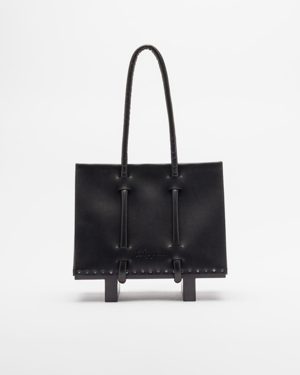 Trippen Wood-Bagb Black Suitcase