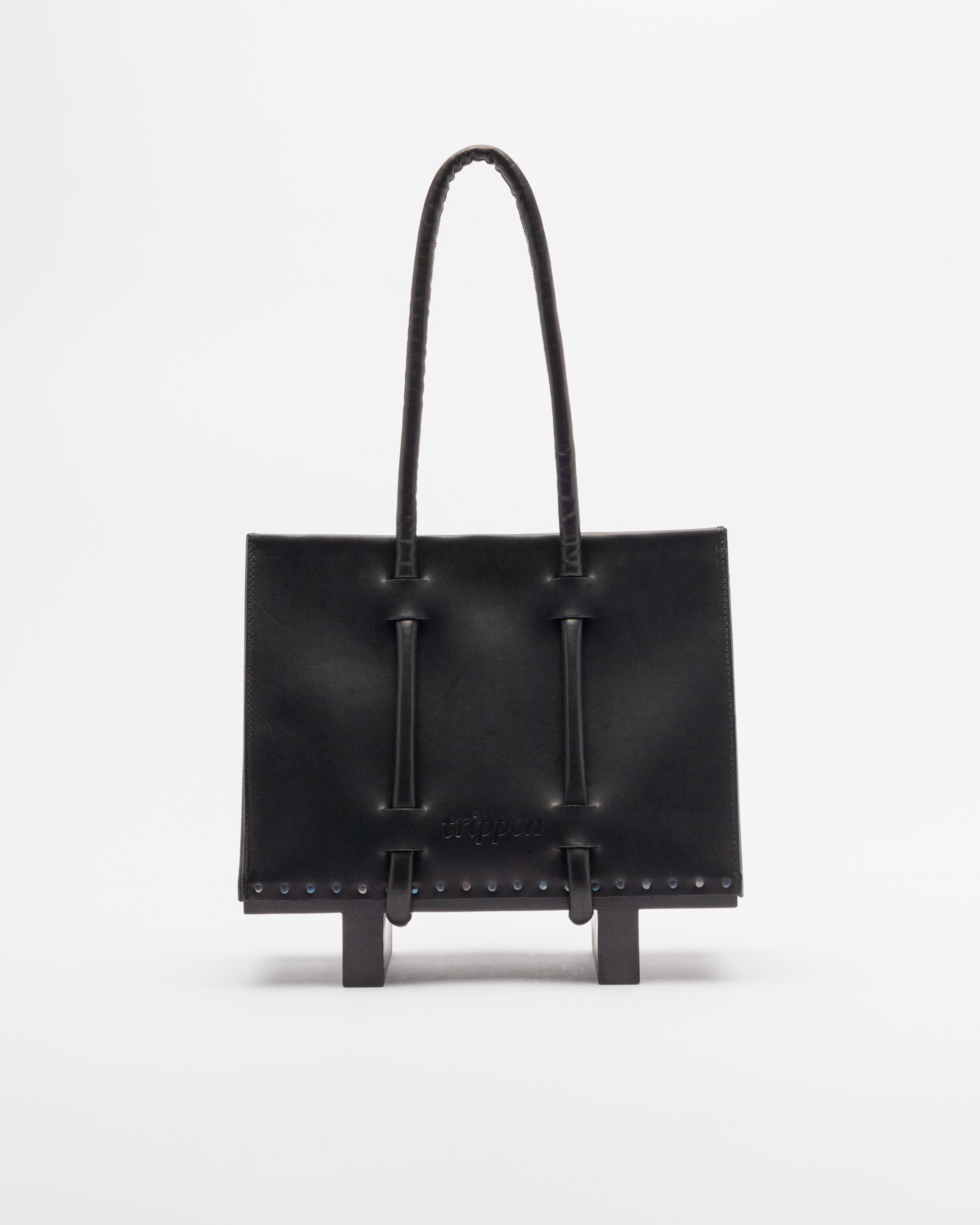 Trippen Wood-Bagb Black Suitcase