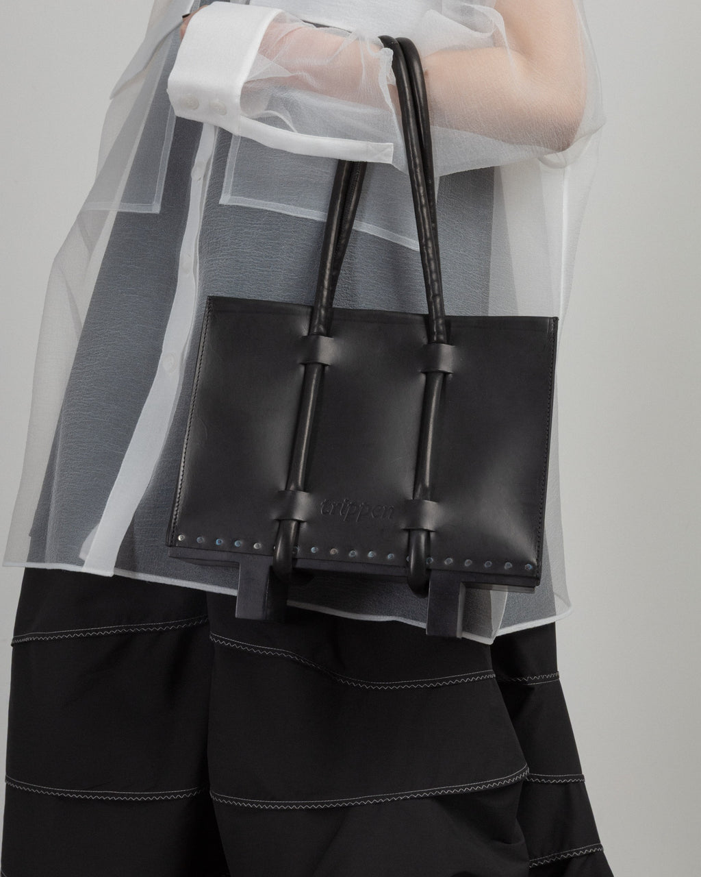 Trippen Wood-Bagb Black Suitcase