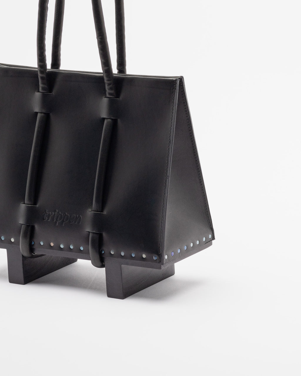 Trippen Wood-Bagb Black Suitcase